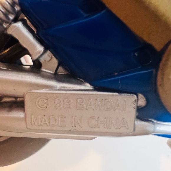 Vintage Power Rangers Lost Galaxy Blue Ranger Astro Cycle Bandai 1998 - Picture 9 of 10